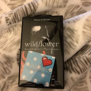 Wildflower Black Marble Case iPhone 6/7/8